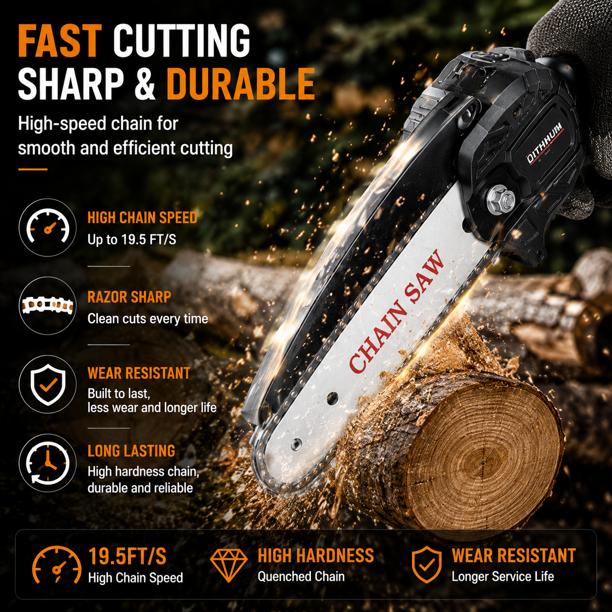 One-Hand Portable Chainsaw
