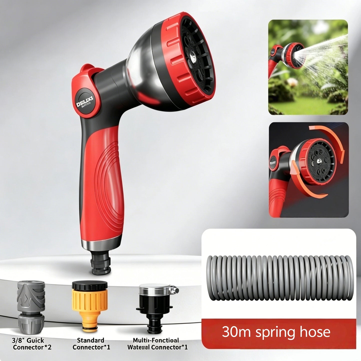 Retractable Hose for Watering Plants
